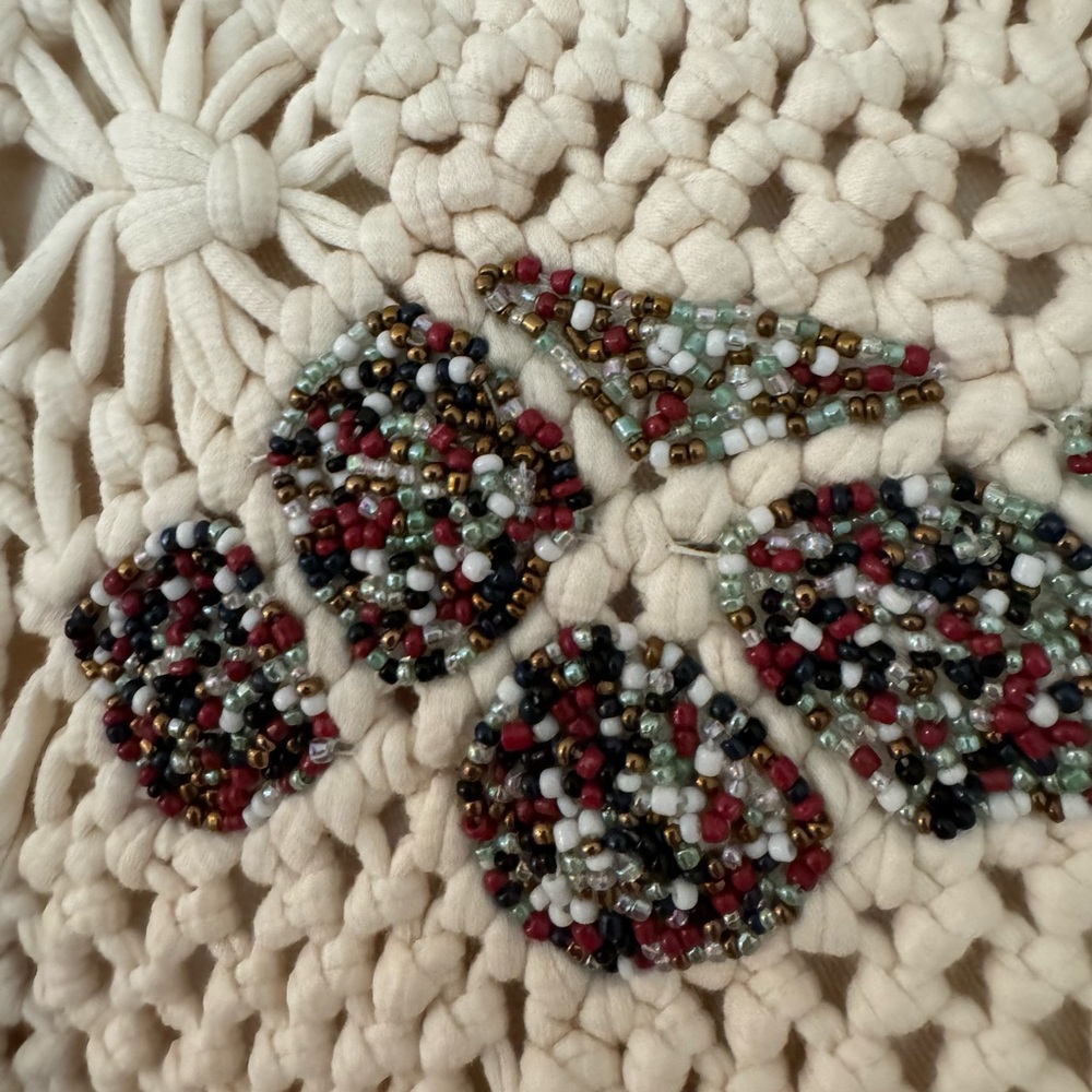 NWT Zara Woman Beaded Denim Jacket - Picture 6 of 7